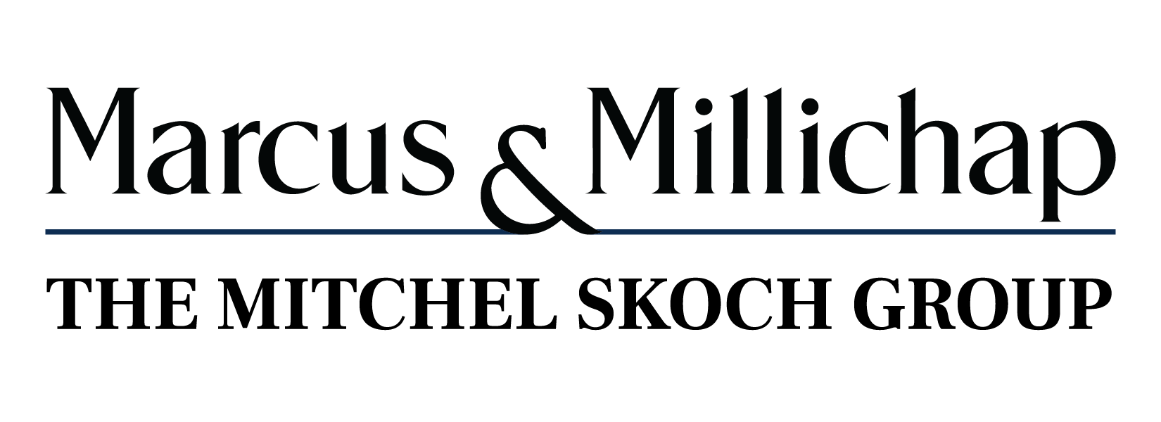 Marcus & Millichap white logo