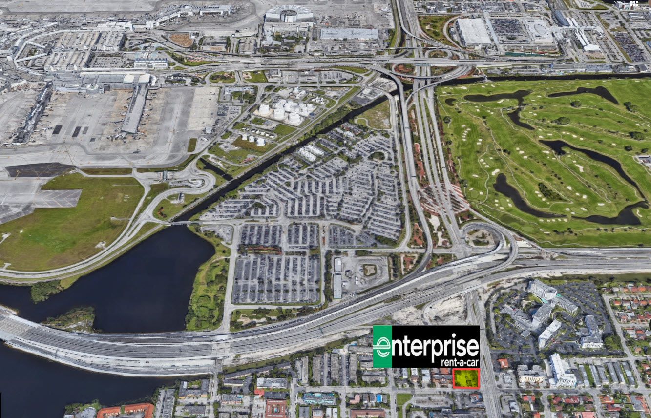 Enterprise Rent A Car Le Jeune Rd at Miami Airport/Miami, Florida
