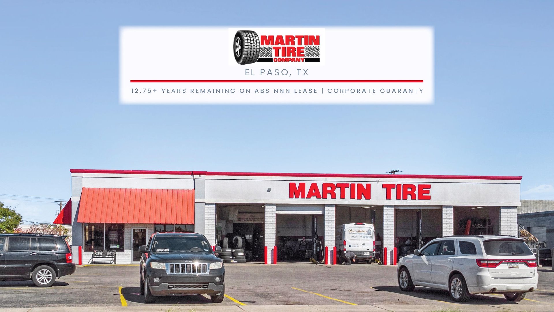 Absolute NNN Martin Tire Corporate 12 + Years/El Paso, Texas