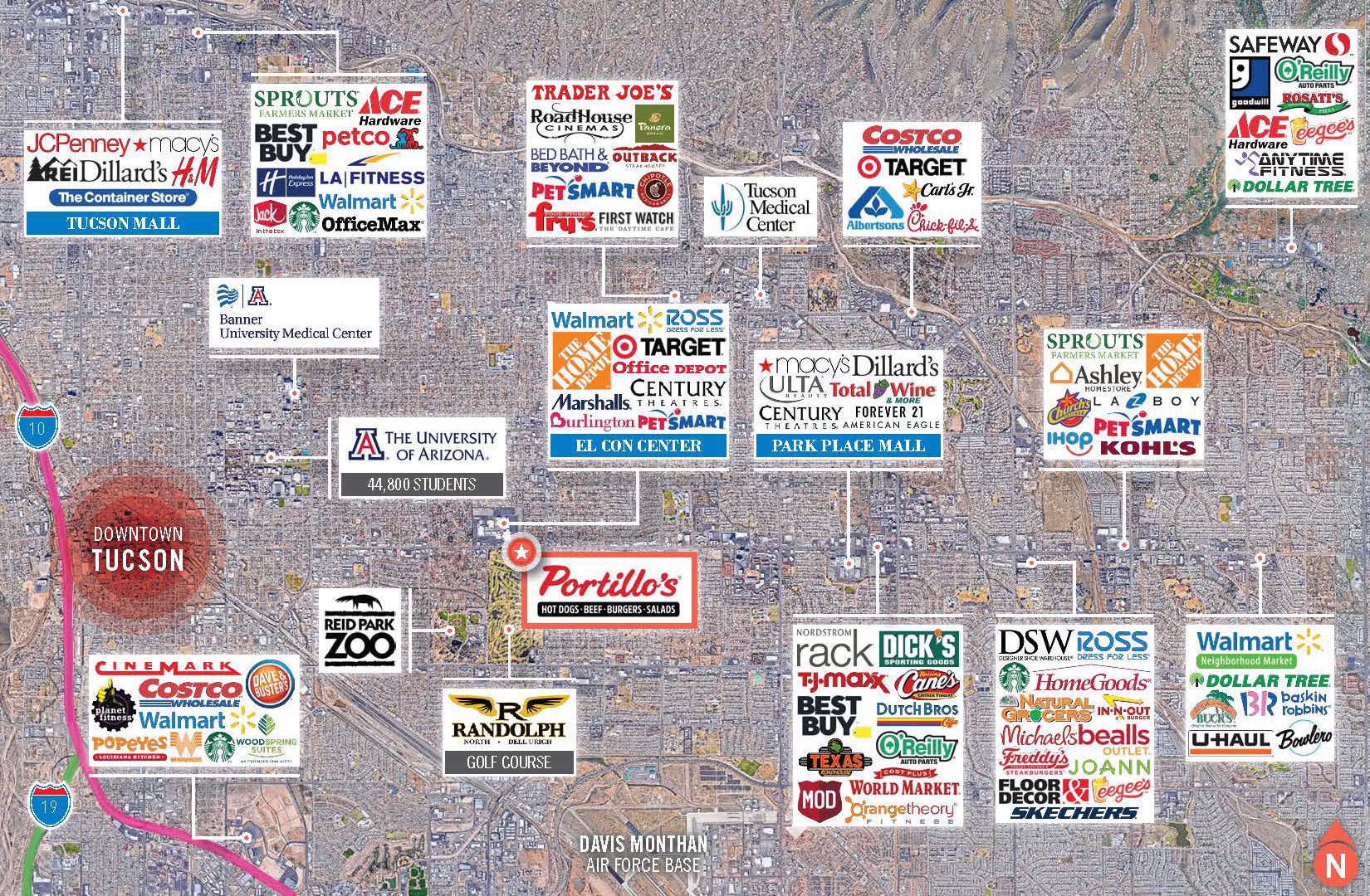 Portillo's Ground Lease New 12 Yr NNN El Con Center/Tucson, Arizona