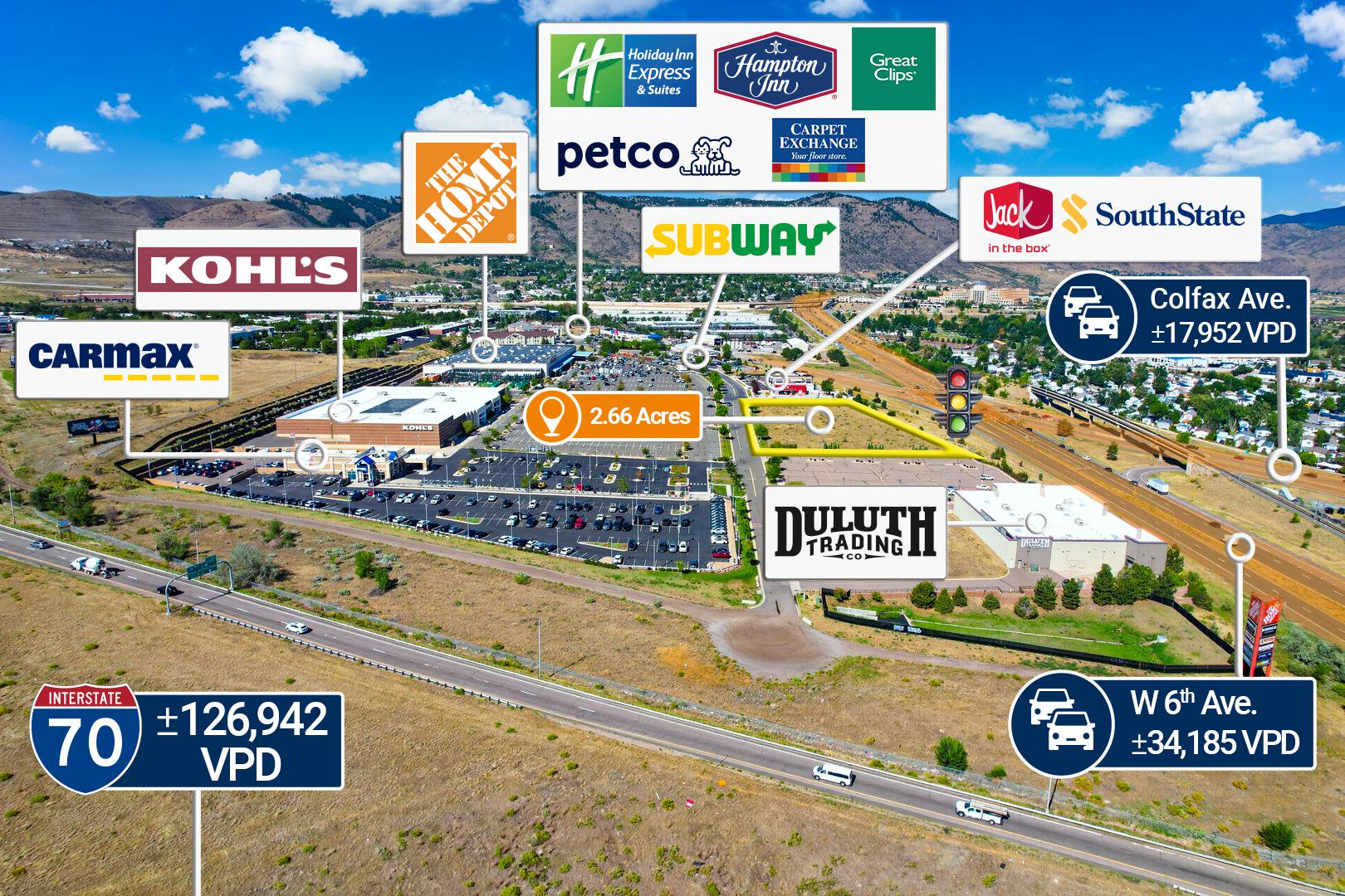 $1 Auction – 2.66-Acre Home Depot & Kohl’s Outparcel… — Sale in Golden, CO, photo 2 of 6
