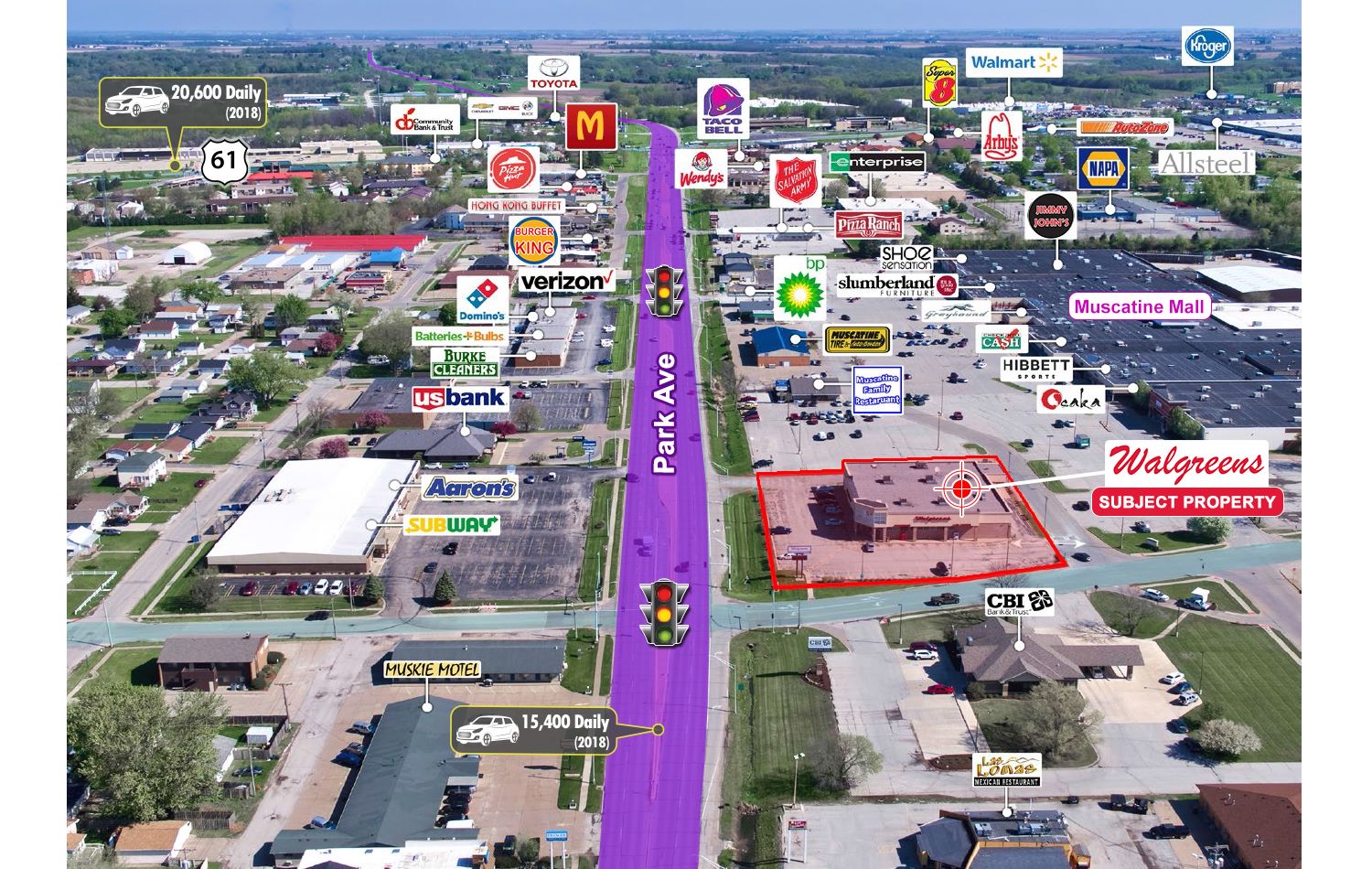 Walgreens NN Lease Very Strong Sales/Muscatine, Iowa