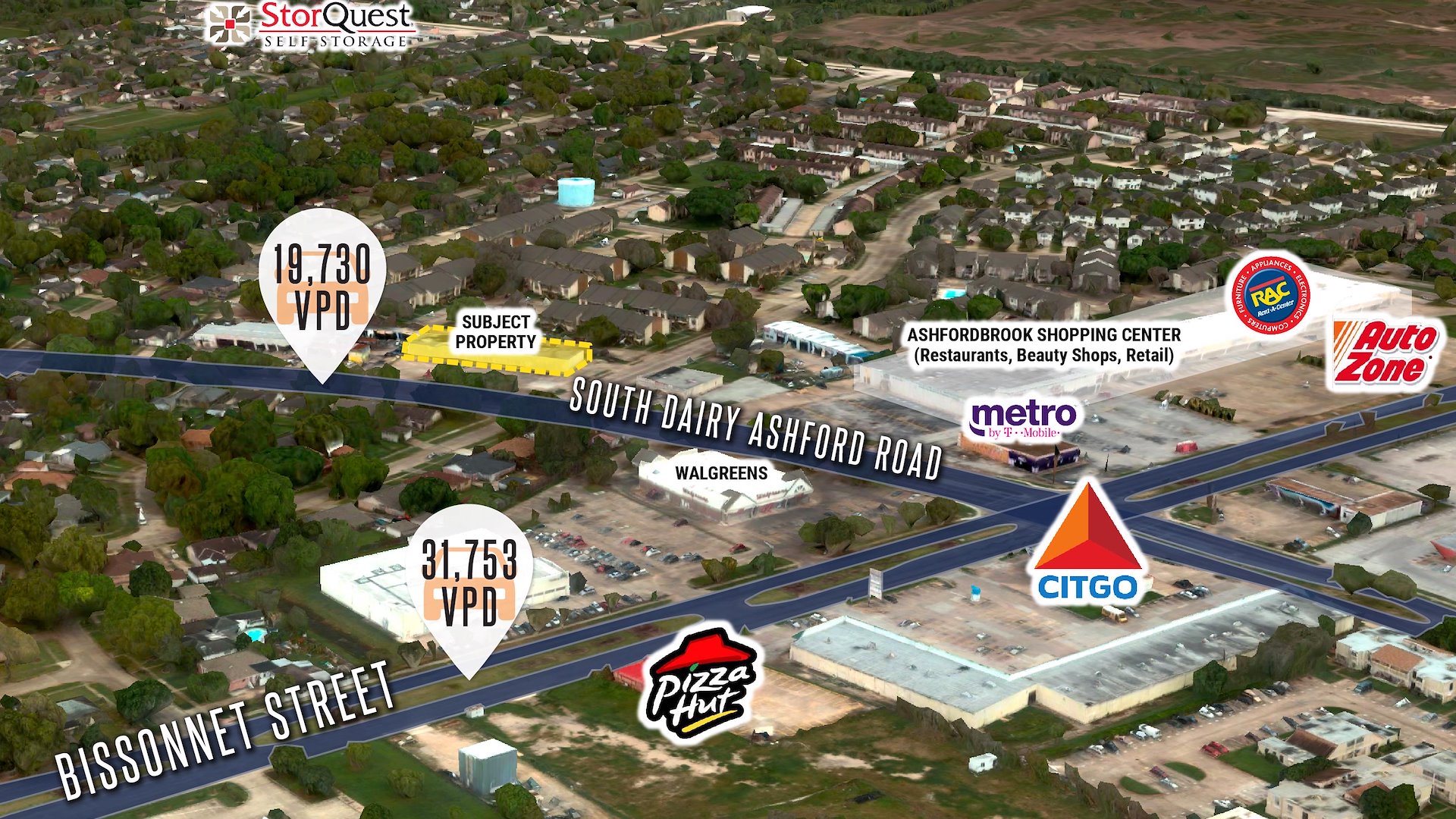 South Dairy Ashford at Brookglade/Houston, Texas