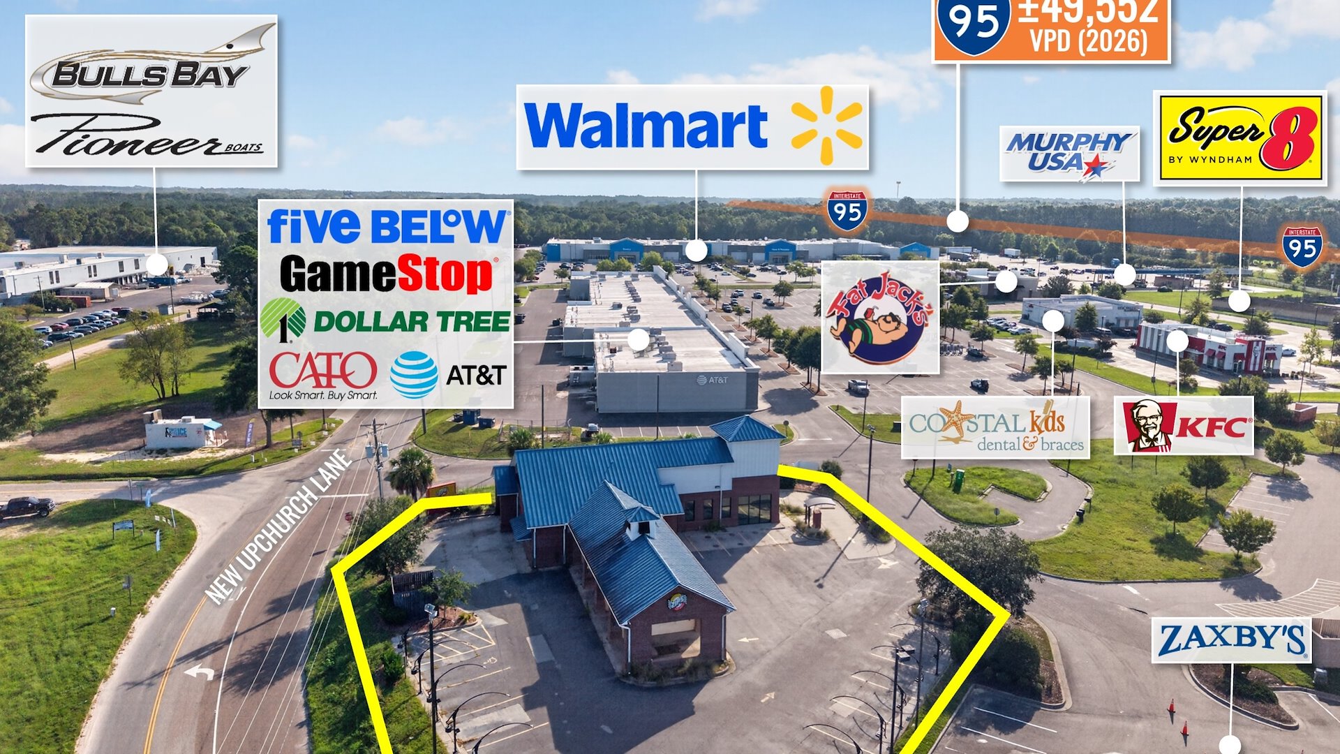 $1 Auction - REIT Sale | Former Zips Car Wash | 17K VPD | I-95 Access - retail for sale in walterboro, SC