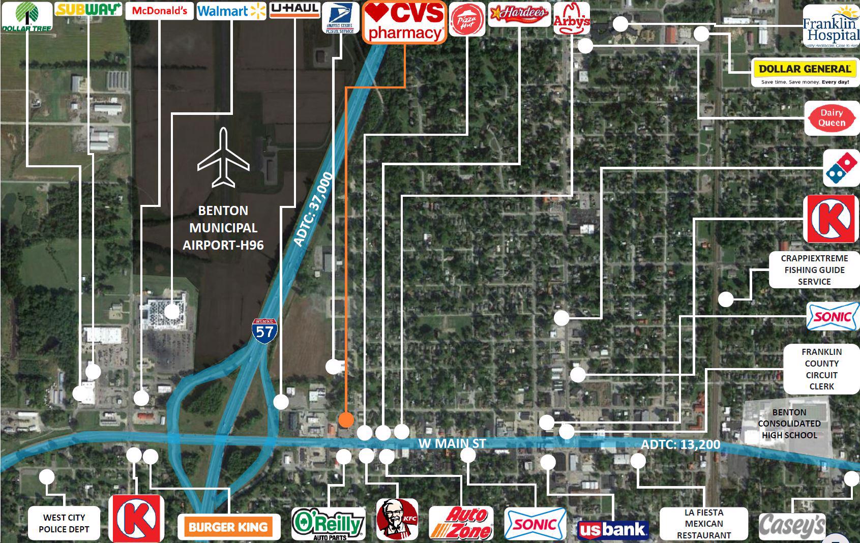 CVS Pharmacy 10+ Year Lease True NNN/Benton, Illinois