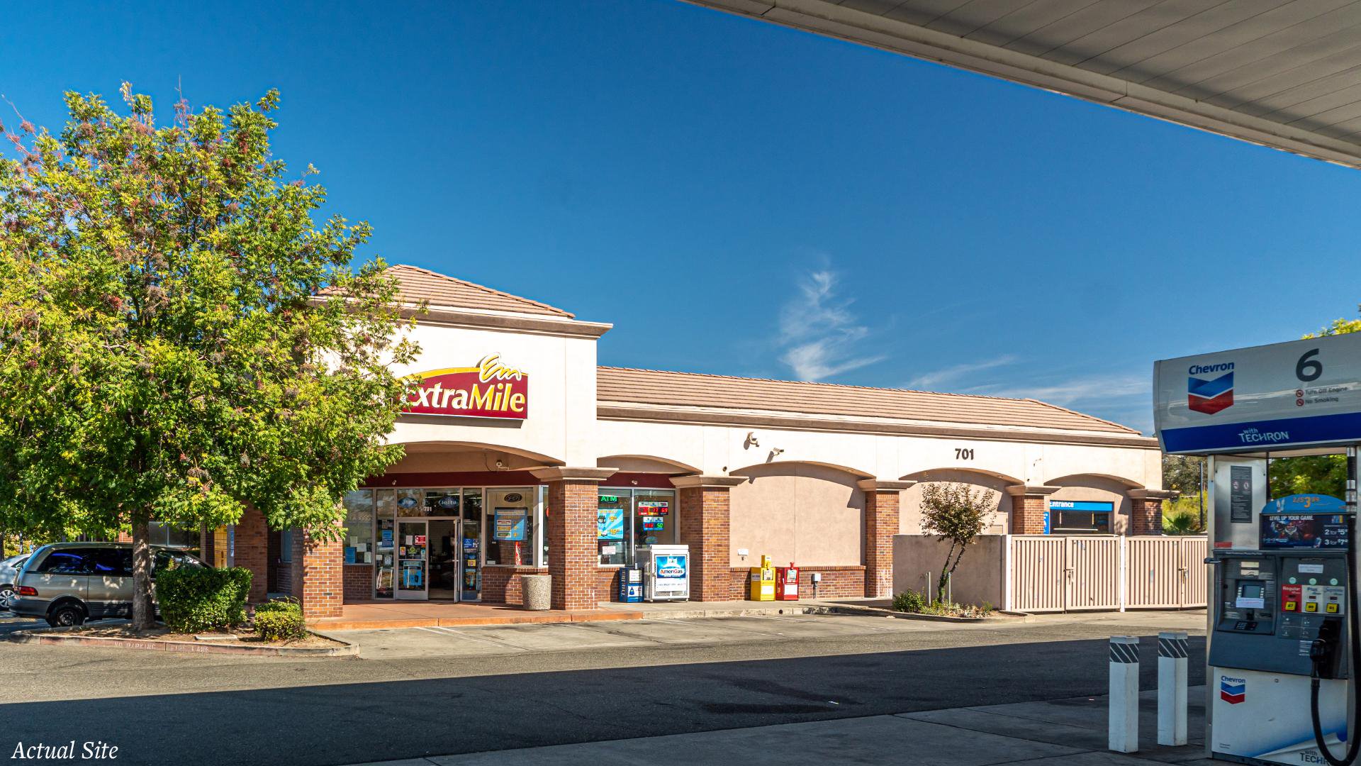 Chevron CStore & Gas w/ Car Wash Sacramento MSA Located in Busiest