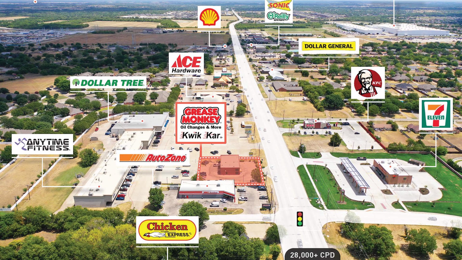 Kwik Kar Brand New 20 Yr Corporate Lease 700+ Unit Operator/Red Oak