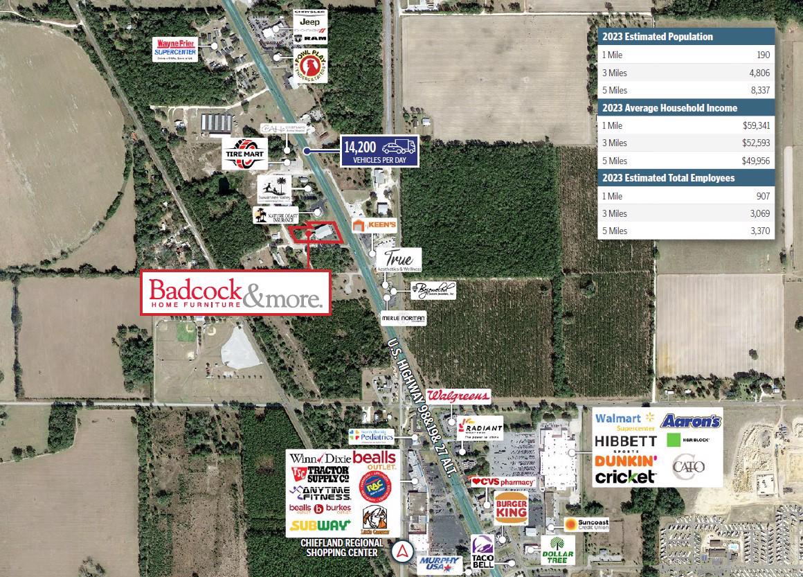 Badcock Home Furniture & More/Chiefland (Gainesville MSA), Florida