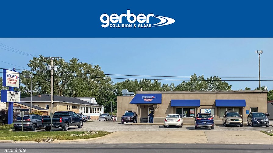 Gerber Collision & Glass w/ Annual Rent Increases Outside Chicago, IL