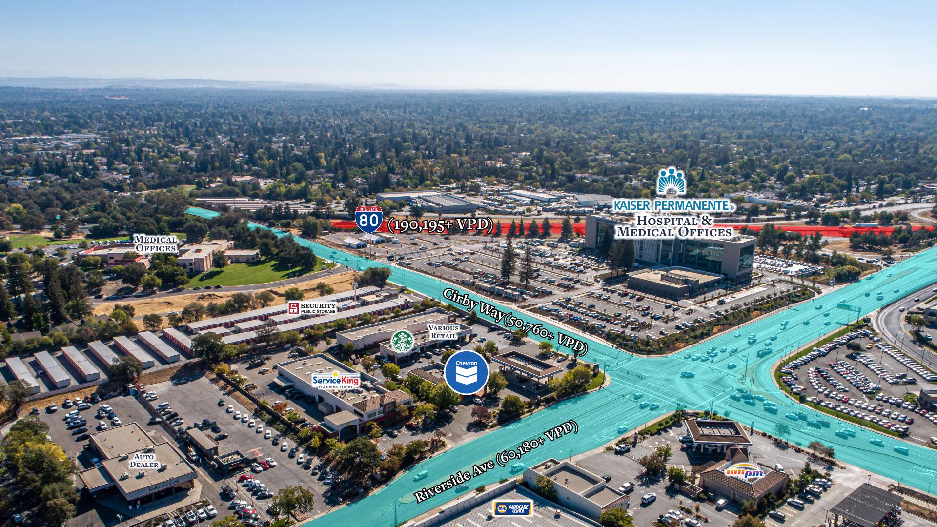 Chevron CStore & Gas w/ Car Wash Sacramento MSA Located in Busiest