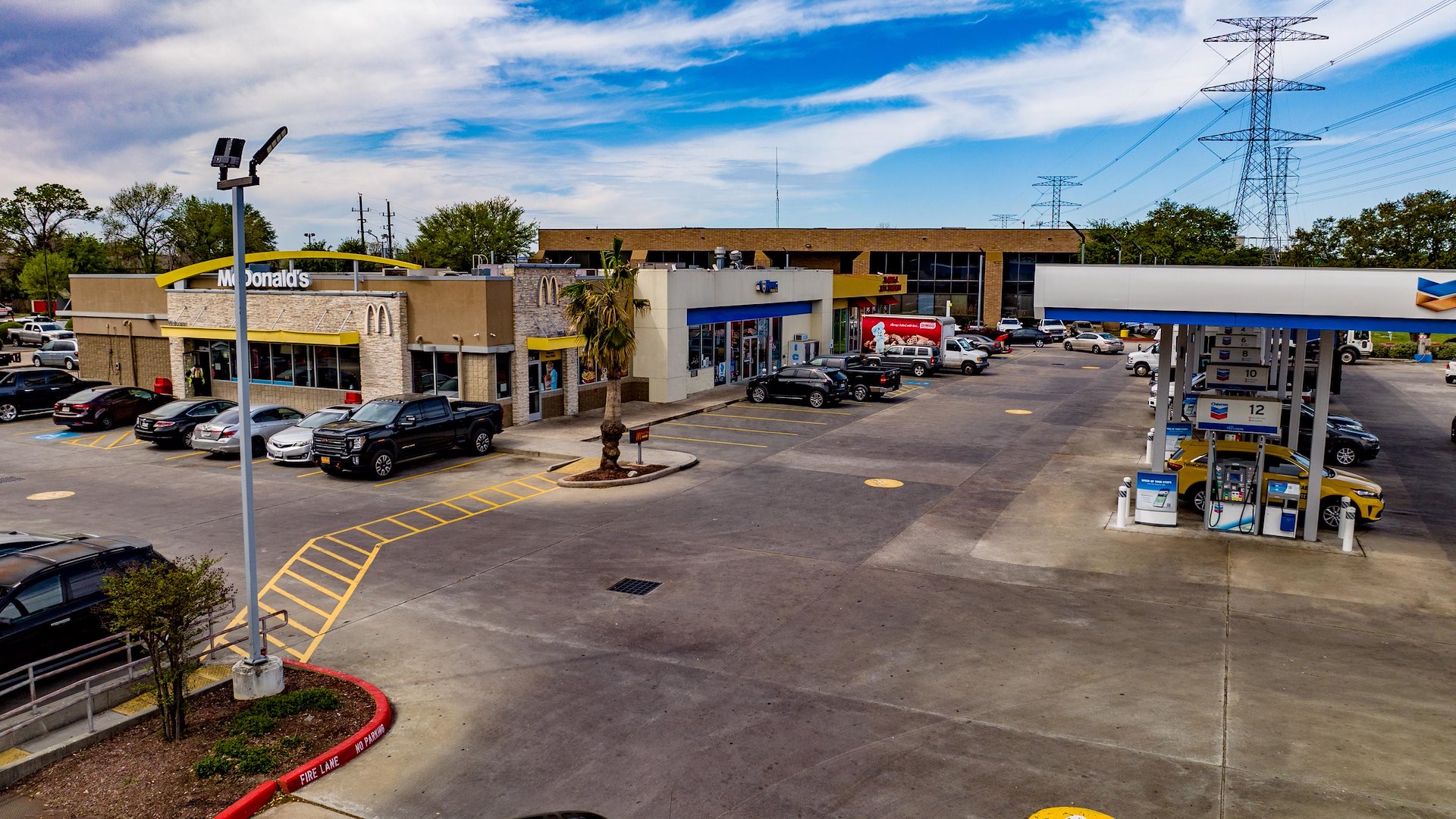 Chevron Gas Station & McDonalds/Houston, Texas