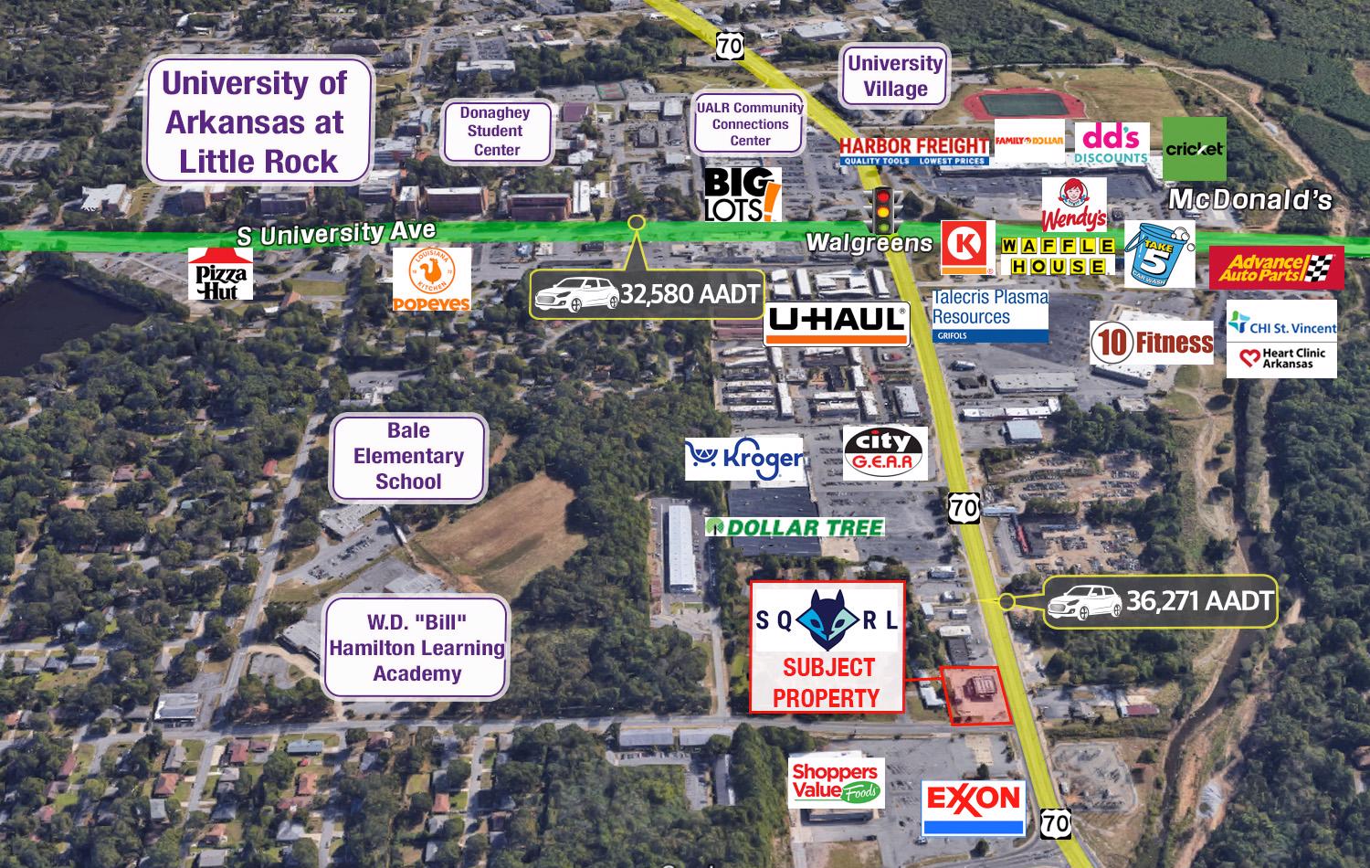 SQRL 20 Year NNN Leases 2% Bumps Bonus Depreciation/Little Rock, Arkansas