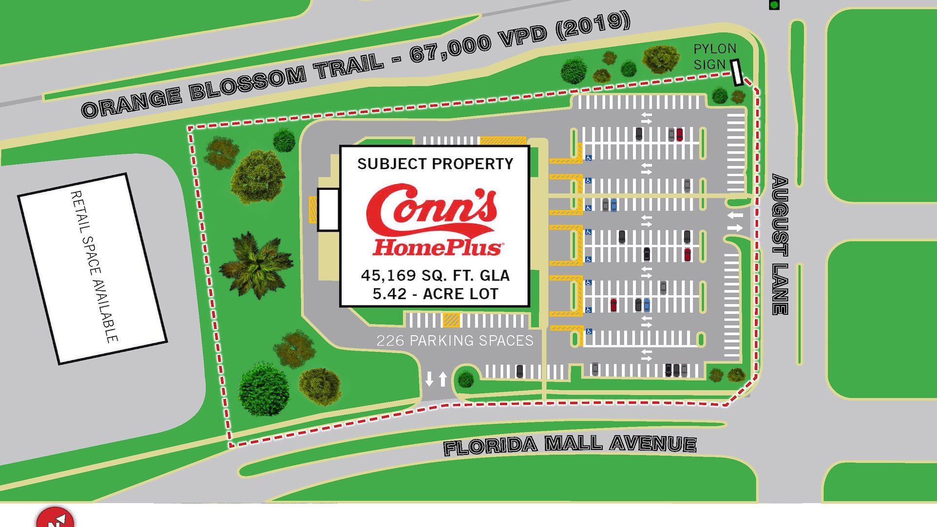 Conn's Home Plus w/ New 10 Year Net Lease Prime Orlando Retail