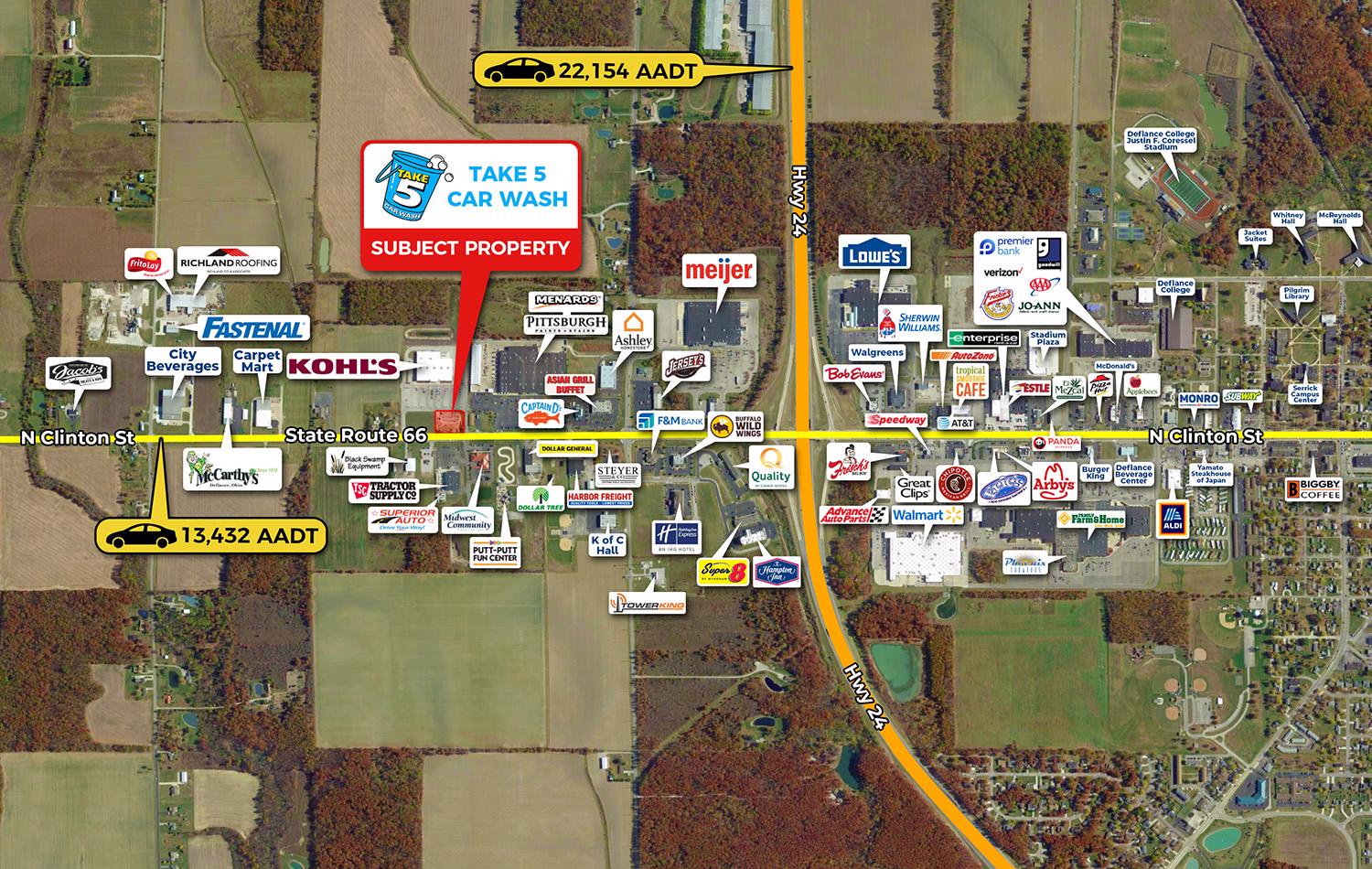 Take 5 Corporate Guaranteed Car Wash/Defiance, Ohio