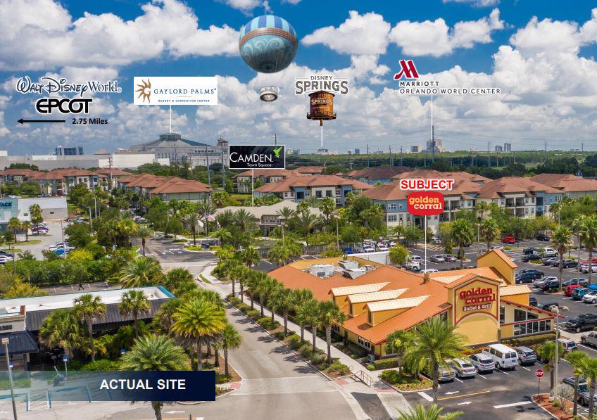 Golden Corral Long Term 15 Year Absolute Net Nnn Trophy Location Kissimmee Celebration Kissimmee Florida