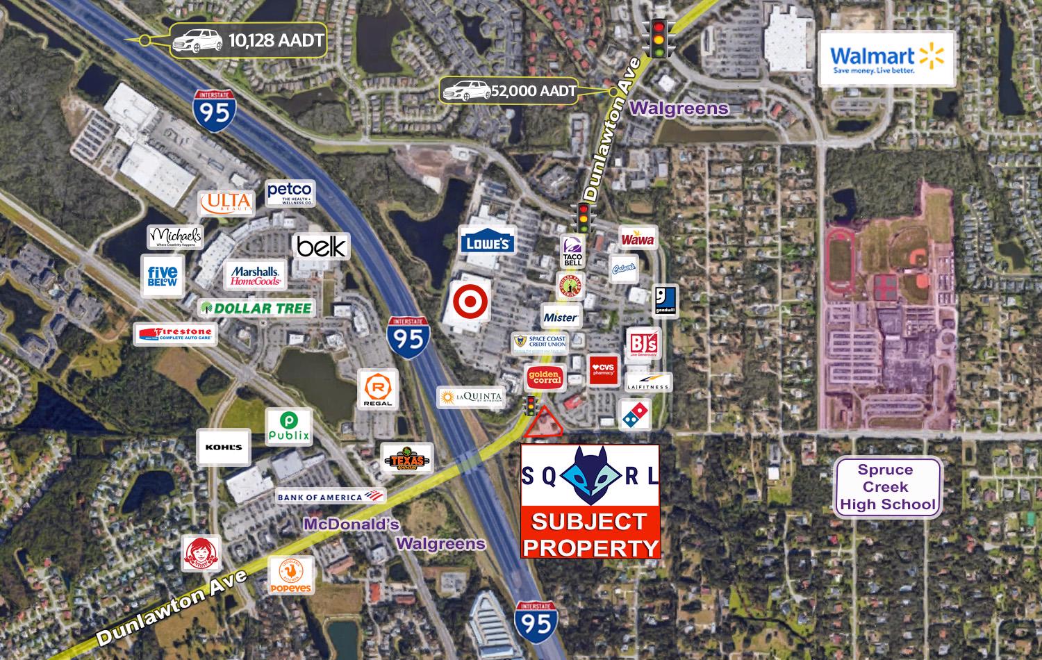 SQRL Service Station 20 Year NNN Lease 2 Annual Bumps/Port Orange, Florida