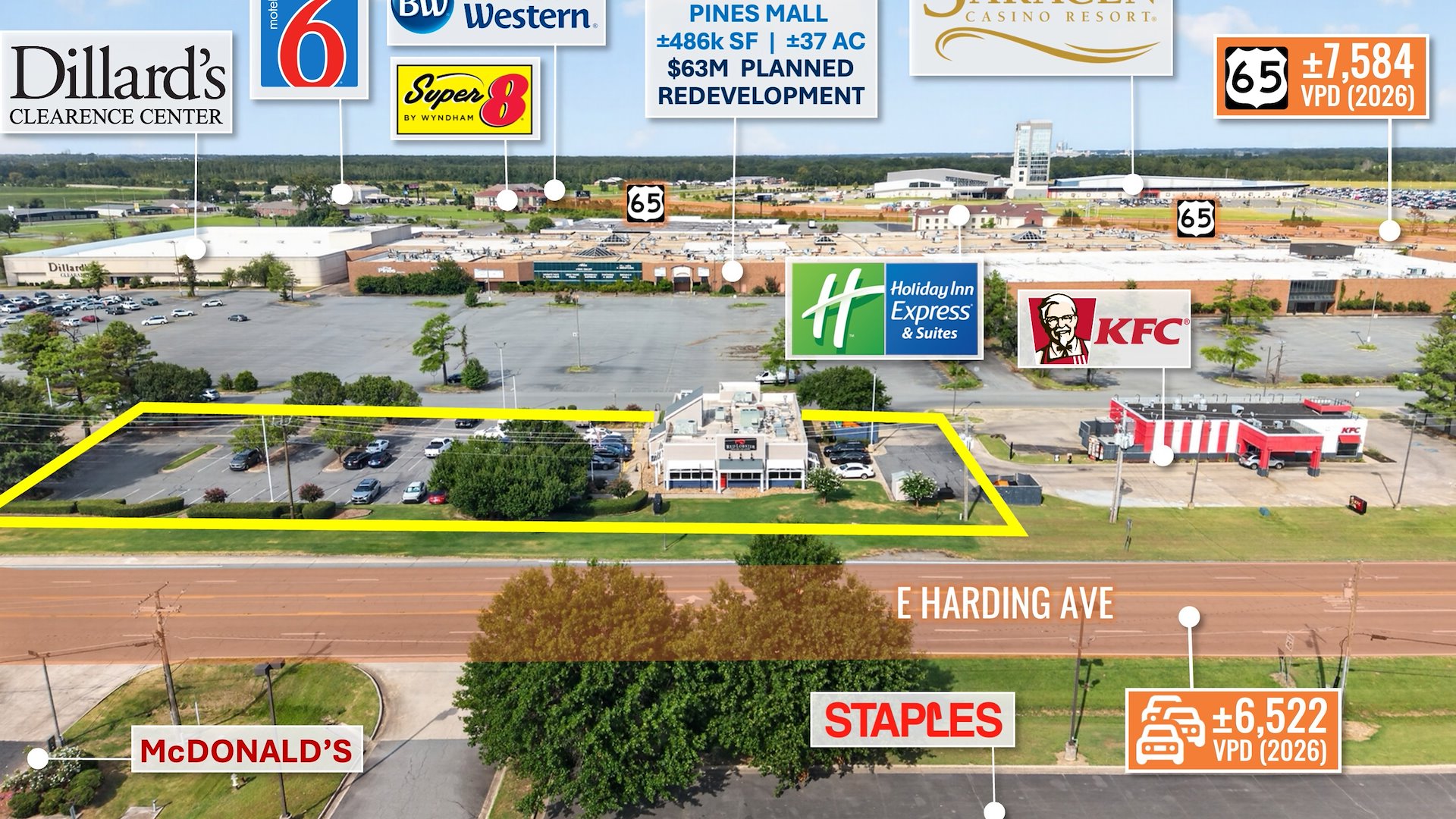 $1 Auction - REIT Sale | Former Red Lobster | Hard… — Sale in Pine Bluff, AR, photo 3 of 6