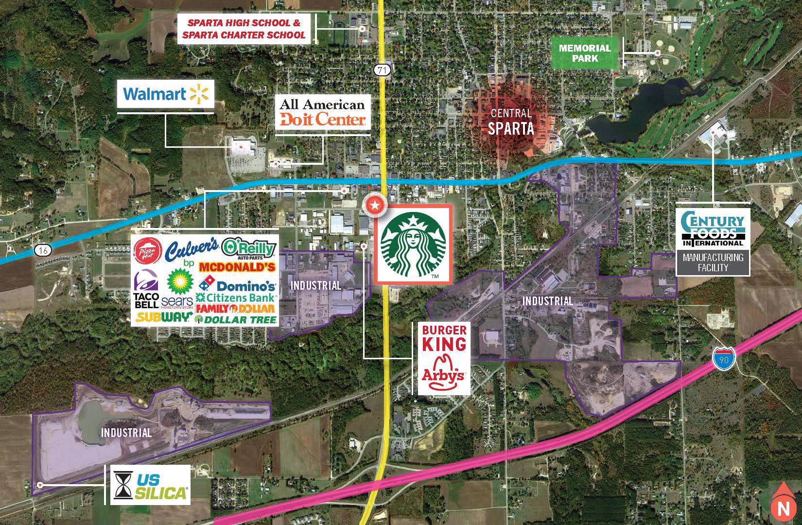 Starbucks Brand New 10Year Lease 5.65 Cap/Sparta, Wisconsin