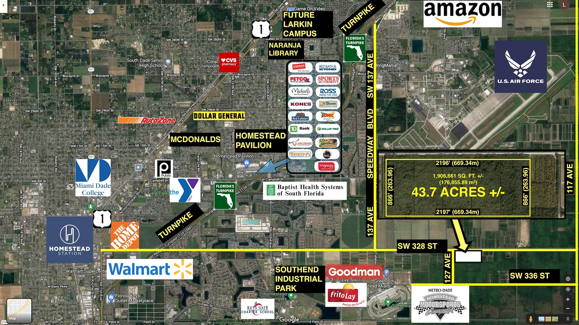 LAND INVESTMENT - HOMESTEAD AREA - 43.7  ACRES - land for sale in homestead, FL