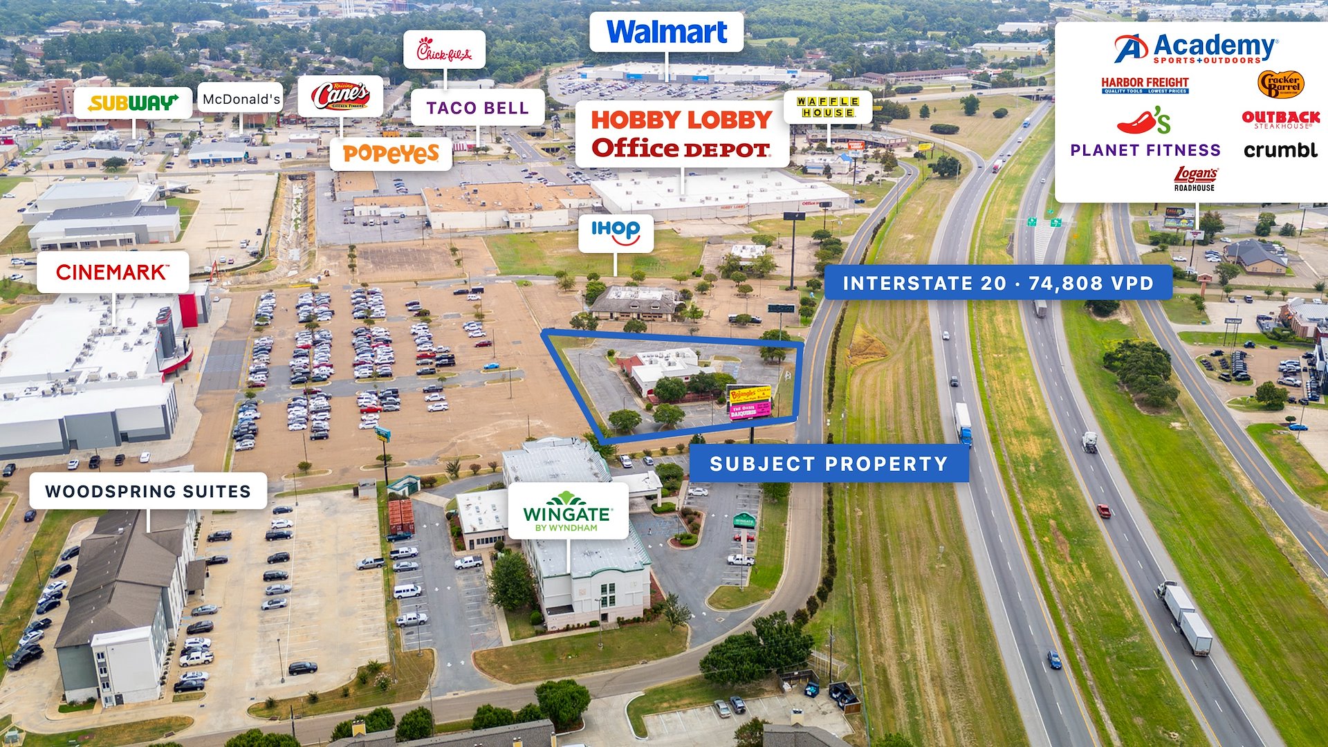 $1 Auction – Former 5,688 SF Restaurant | 75K VPD |… — Sale in West Monroe, LA, photo 3 of 8