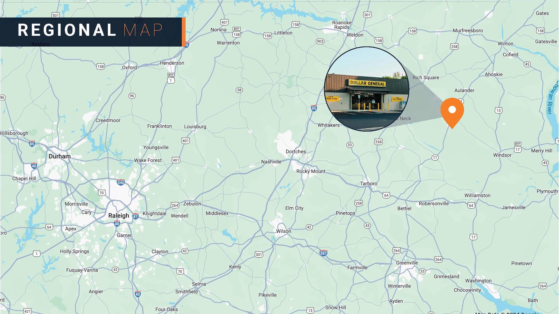 Dollar General Recent Lease Extension/Lewiston Woodville, North Carolina