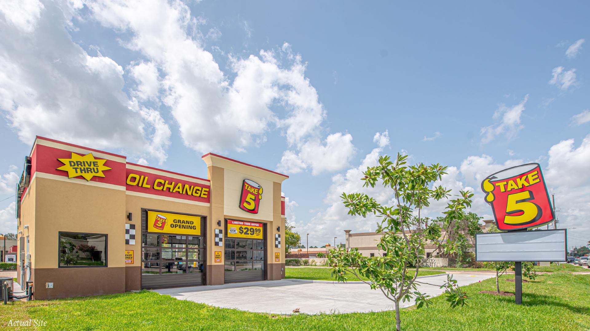 Take 5 Oil Change Houston Long Term Absolute Net Ground Lease