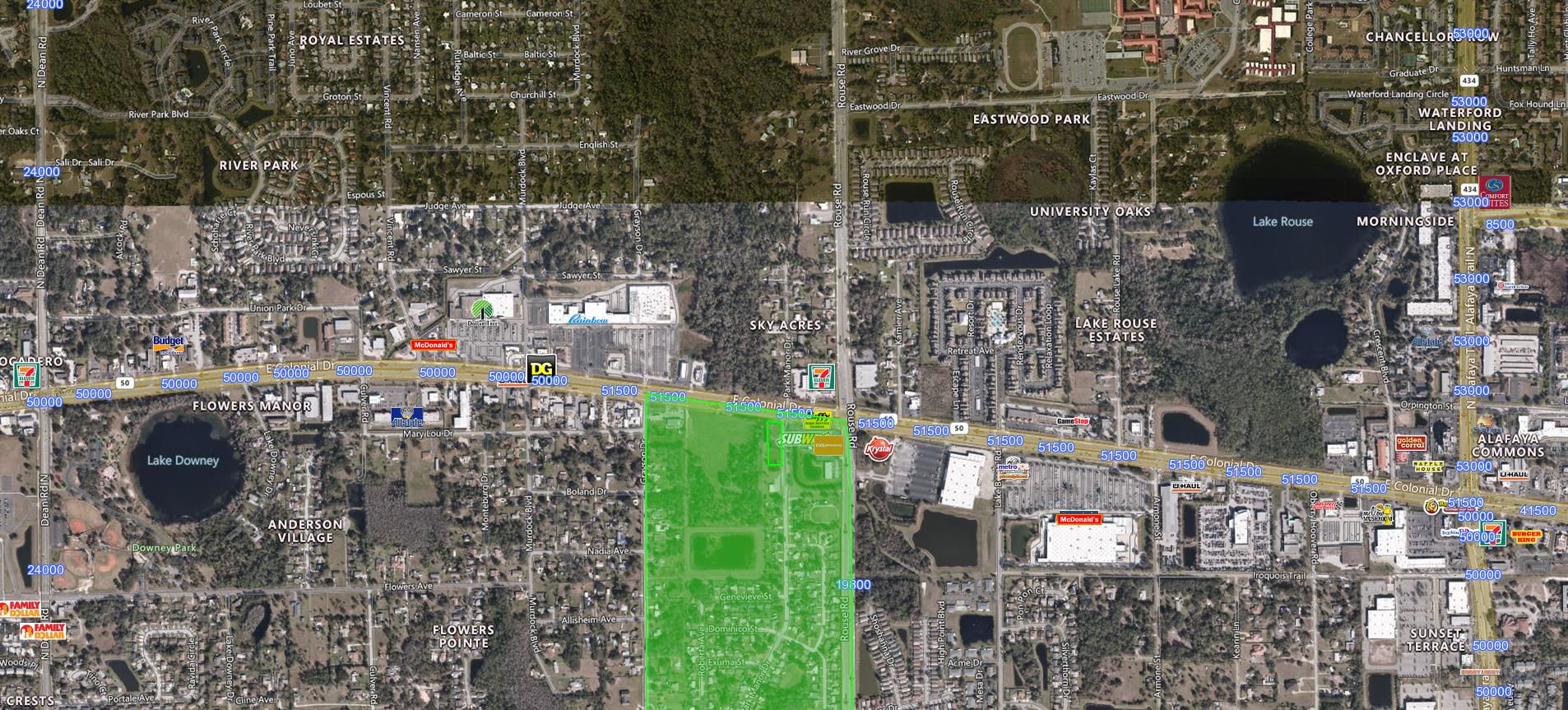 East Colonial Land/Orlando, Florida