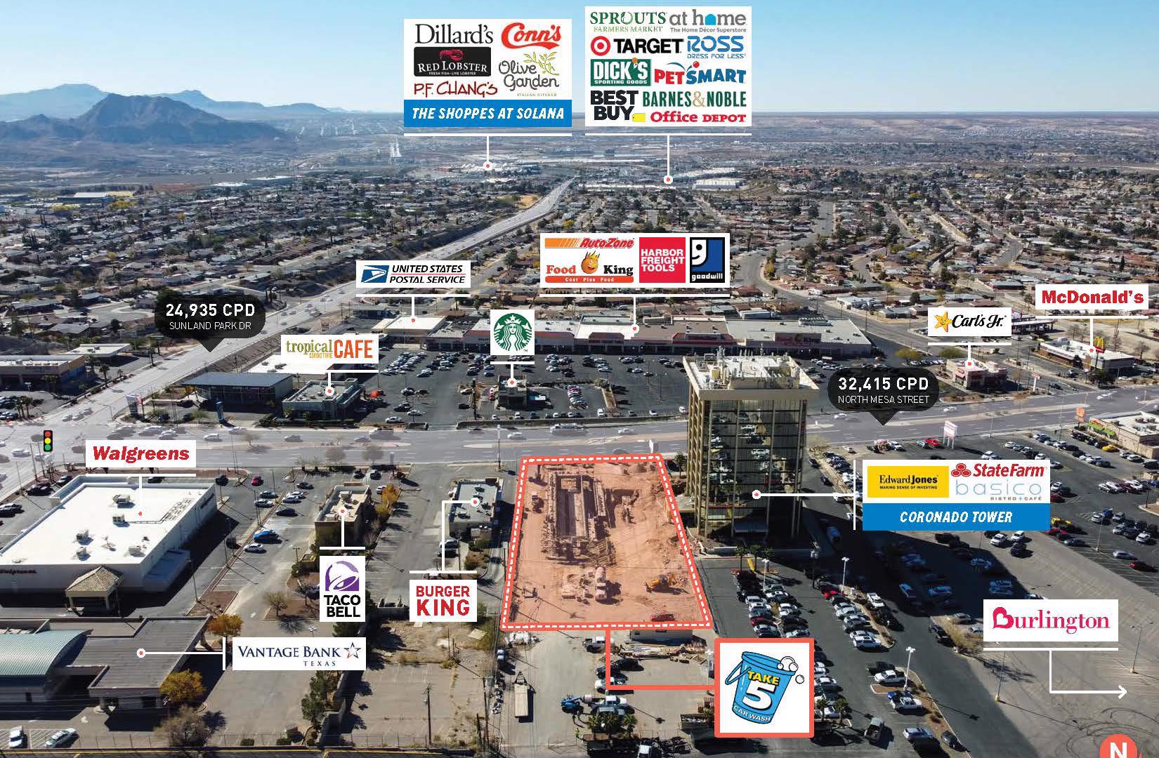 Take 5 Car Wash Ground Lease/El Paso, Texas