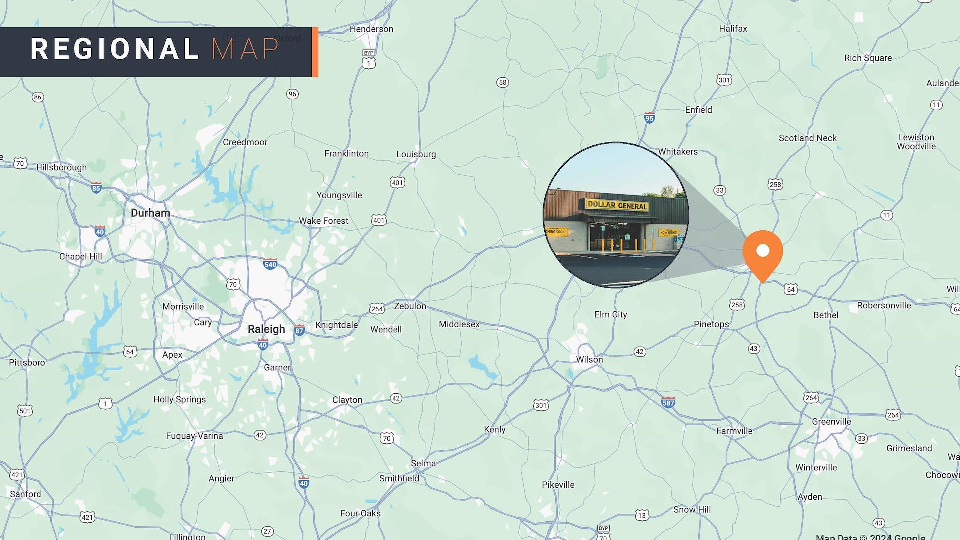 Dollar General Recent Lease Extension/Princeville, North Carolina