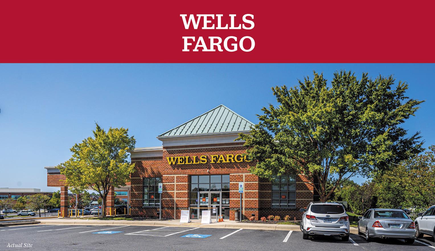 Wells Fargo Washington D.C. MSA NNN Ground Lease Strong Annual