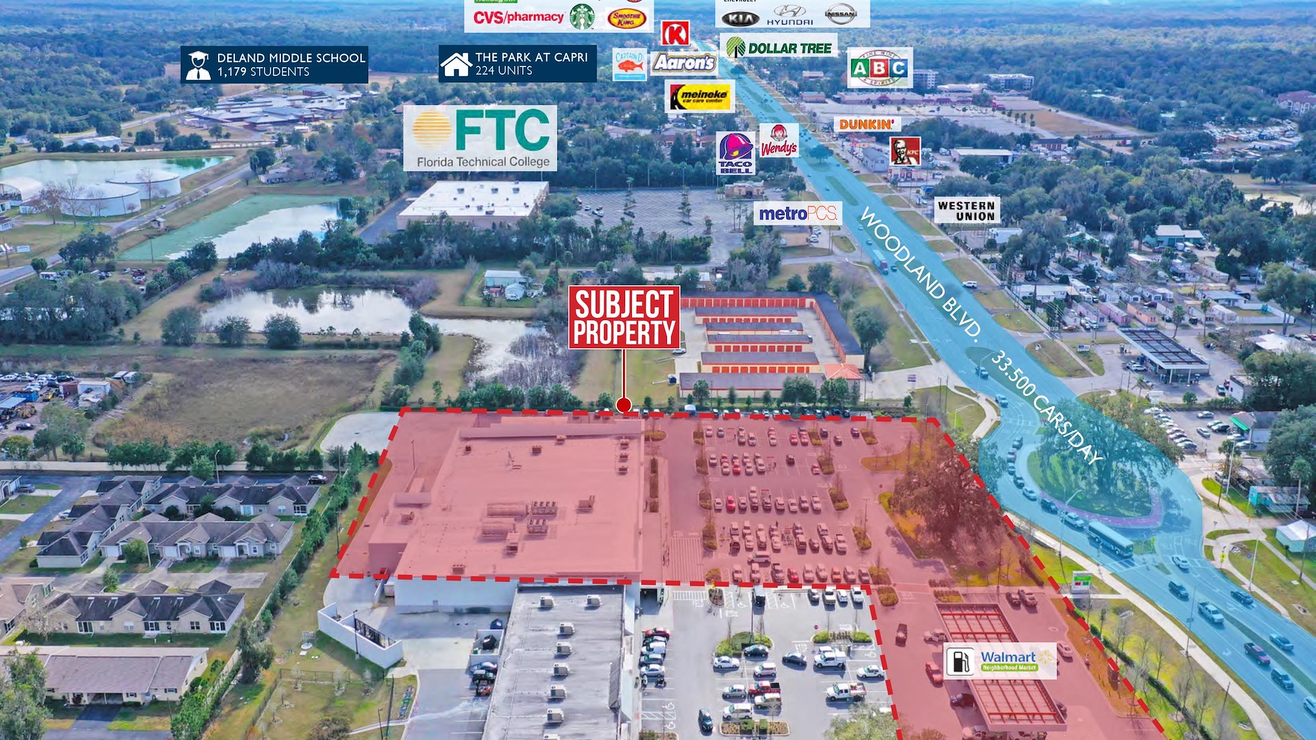 Walmart Neighborhood Market Ground Lease/DeLand (Orlando MSA), Florida