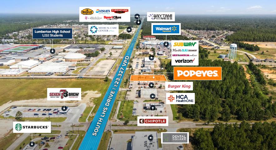 Popeyes | NNN | ±14 Yrs | ±141-Unit Operator | 2020… — Sale in Lumberton, TX, photo 3 of 3