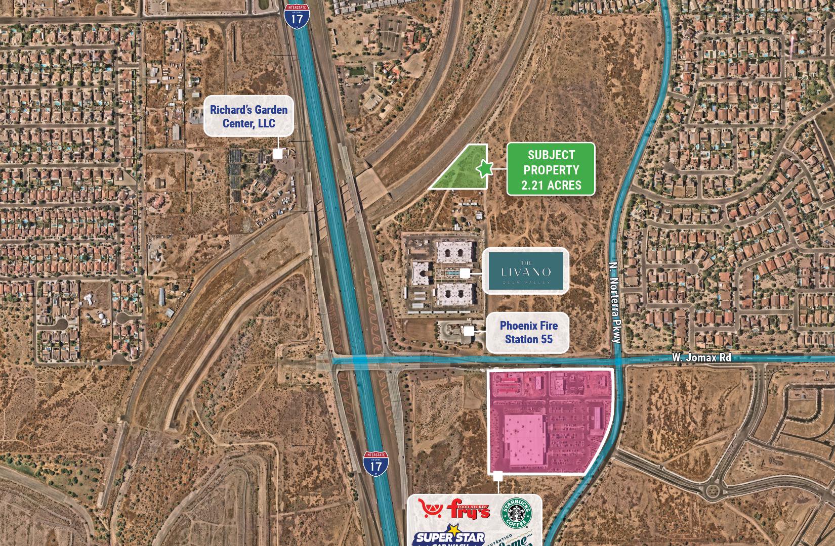 2.21 Acres Near I17 & W Jomax Road/Phoenix, Arizona