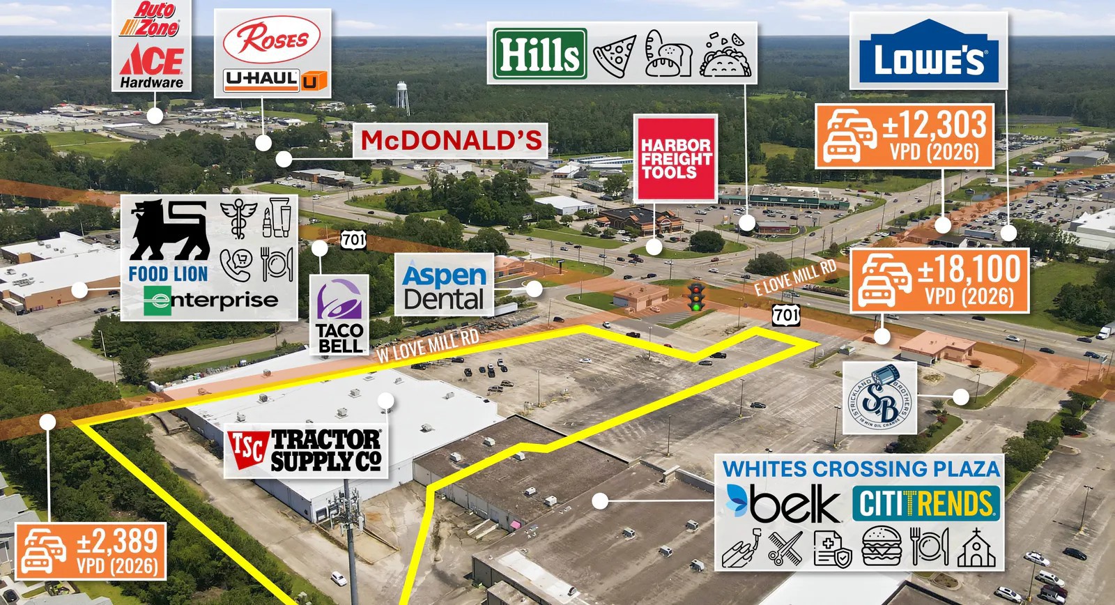 Auction - REIT Sale | Tractor Supply + Former Big… — Sale in Whiteville, NC, photo 4 of 6