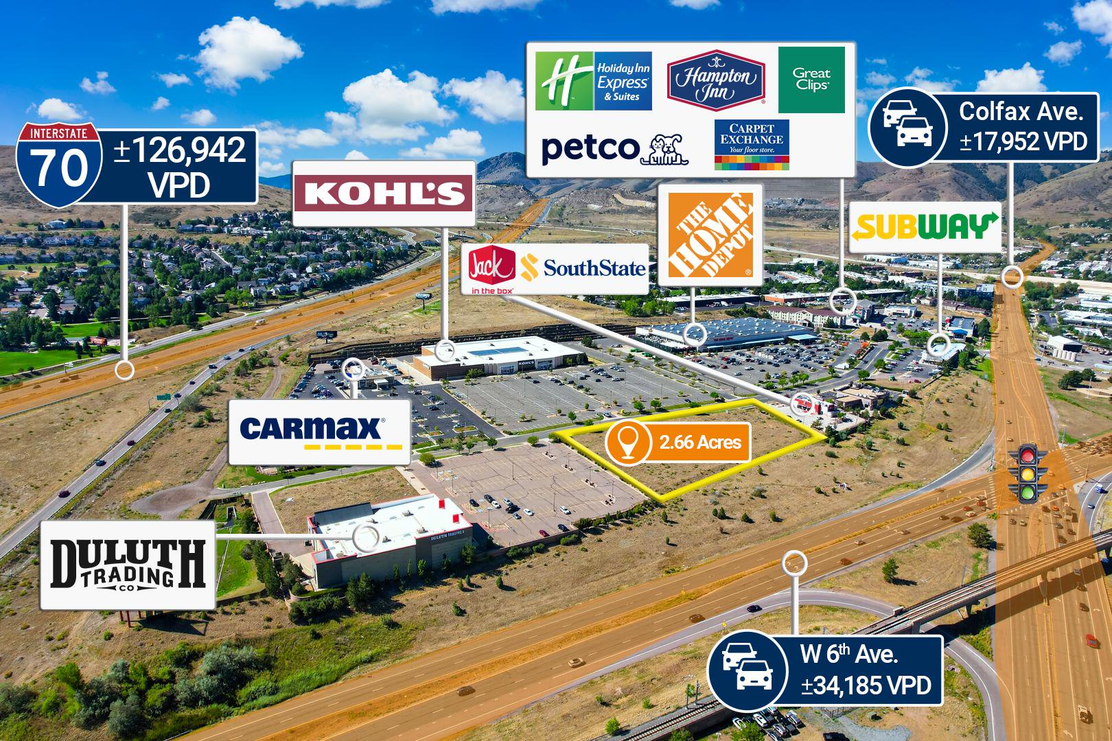 $1 Auction – 2.66-Acre Home Depot & Kohl’s Outparcel… — Sale in Golden, CO, photo 3 of 6