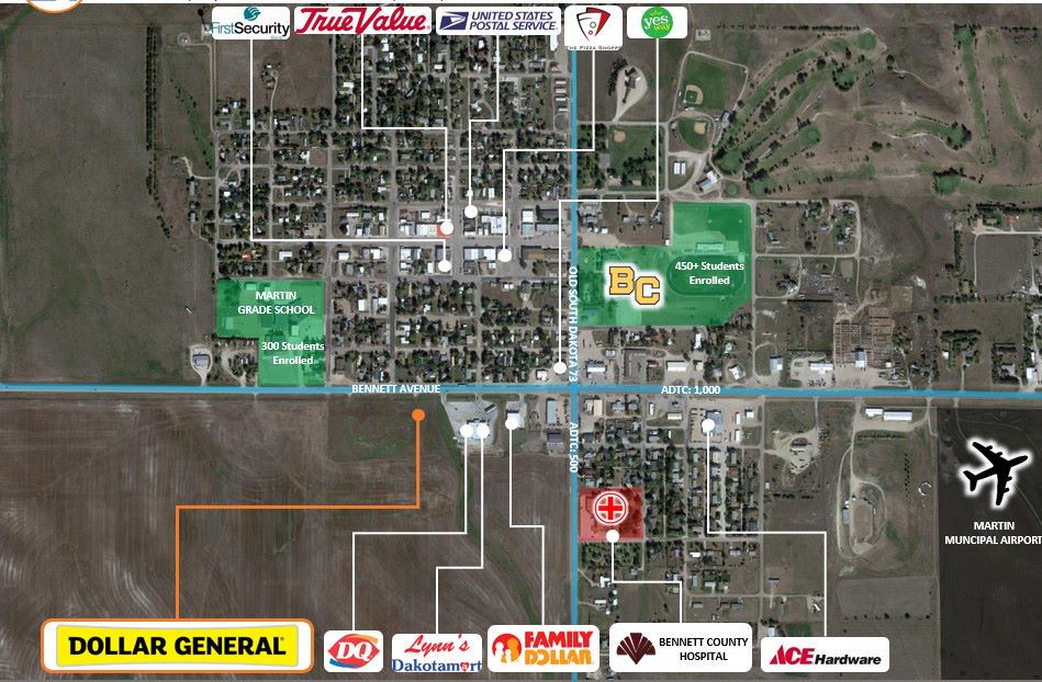 Dollar General/Martin, South Dakota