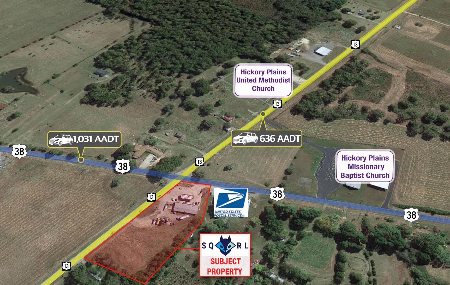 SQRL 20 Year NNN Leases 2% Bumps Bonus Depreciation/Hickory Plains, Arkansas