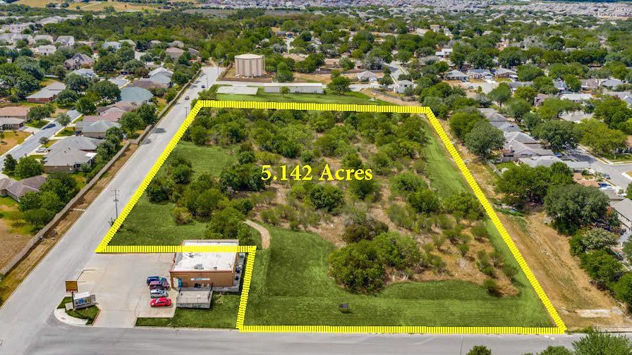 5.14 Acre Development Tract For Sale/Schertz, Texas