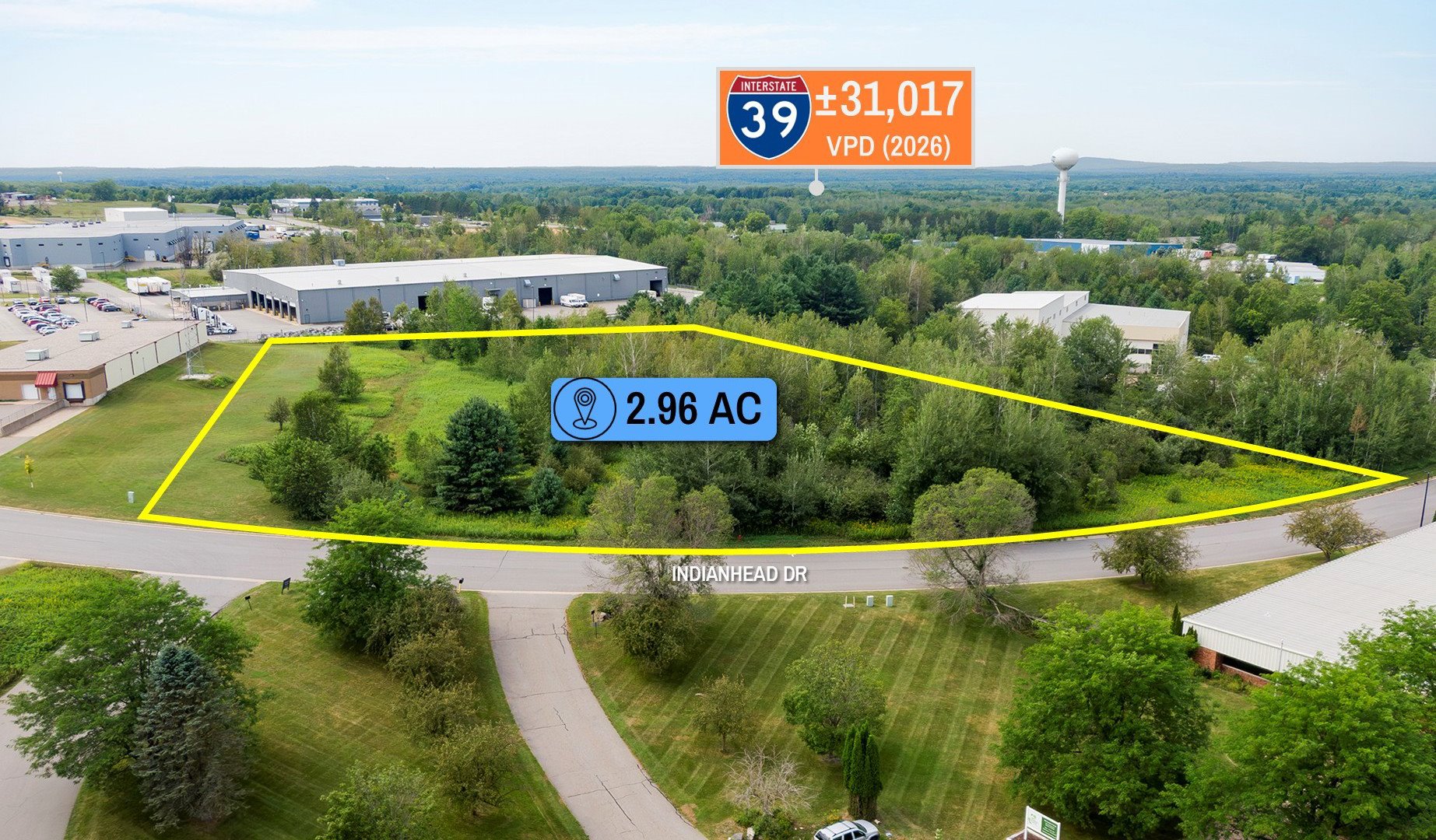 $1 Auction – 2.96 AC Industrial Land Parcel |… — Sale in Mosinee, WI, photo 4 of 8