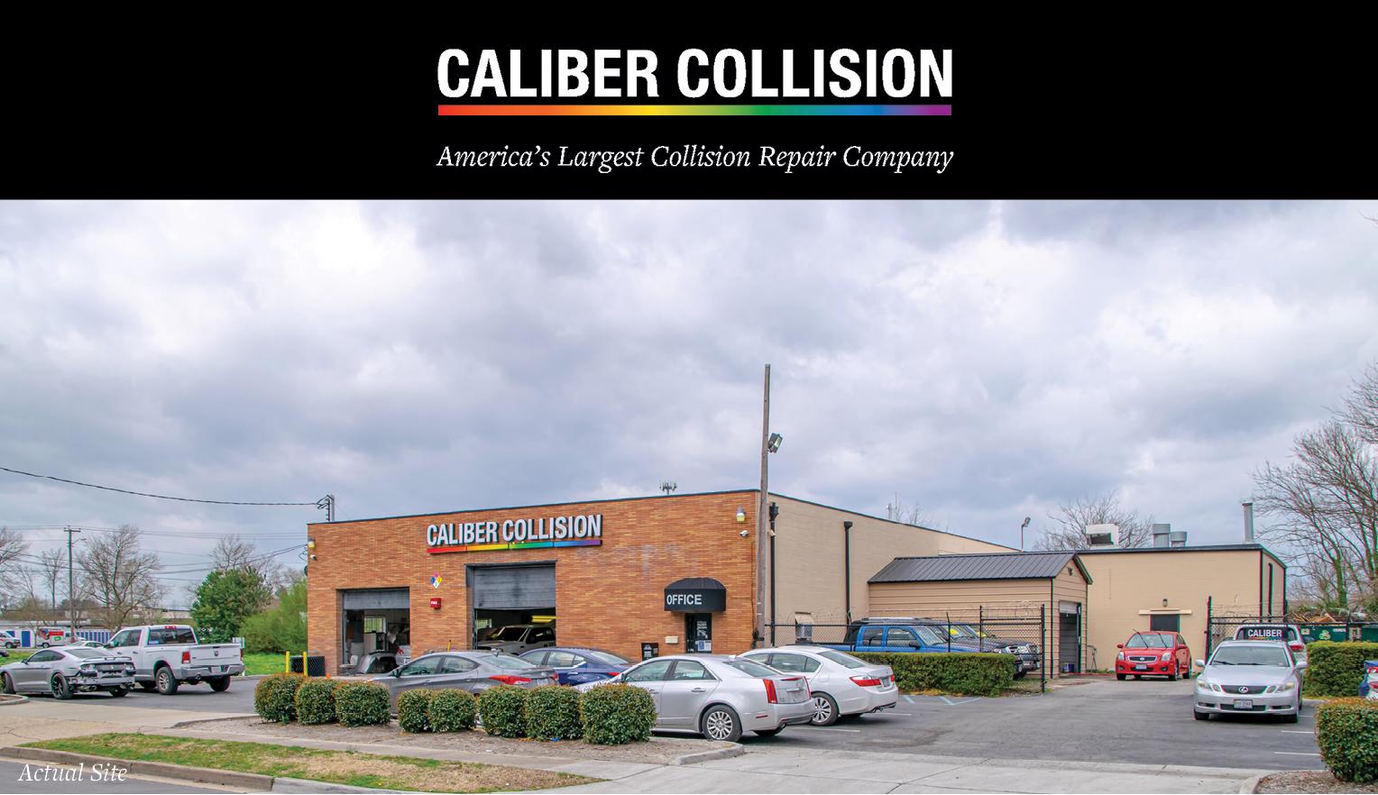 Caliber Collision w/ 2 Annual Increases Hampton Roads Long Term Lease Densely Populated