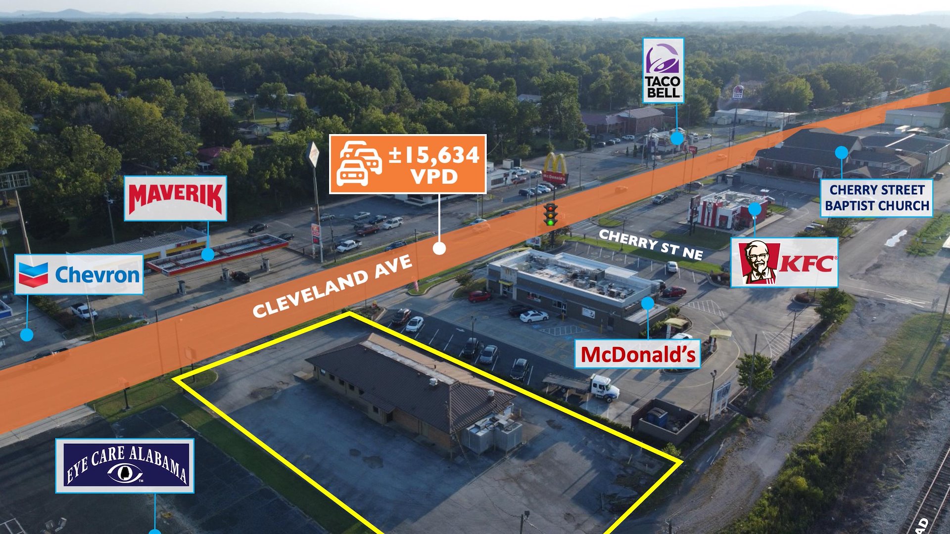 Auction Former Pizza Hut Adjacent to McDonald’s Alabama/Attalla