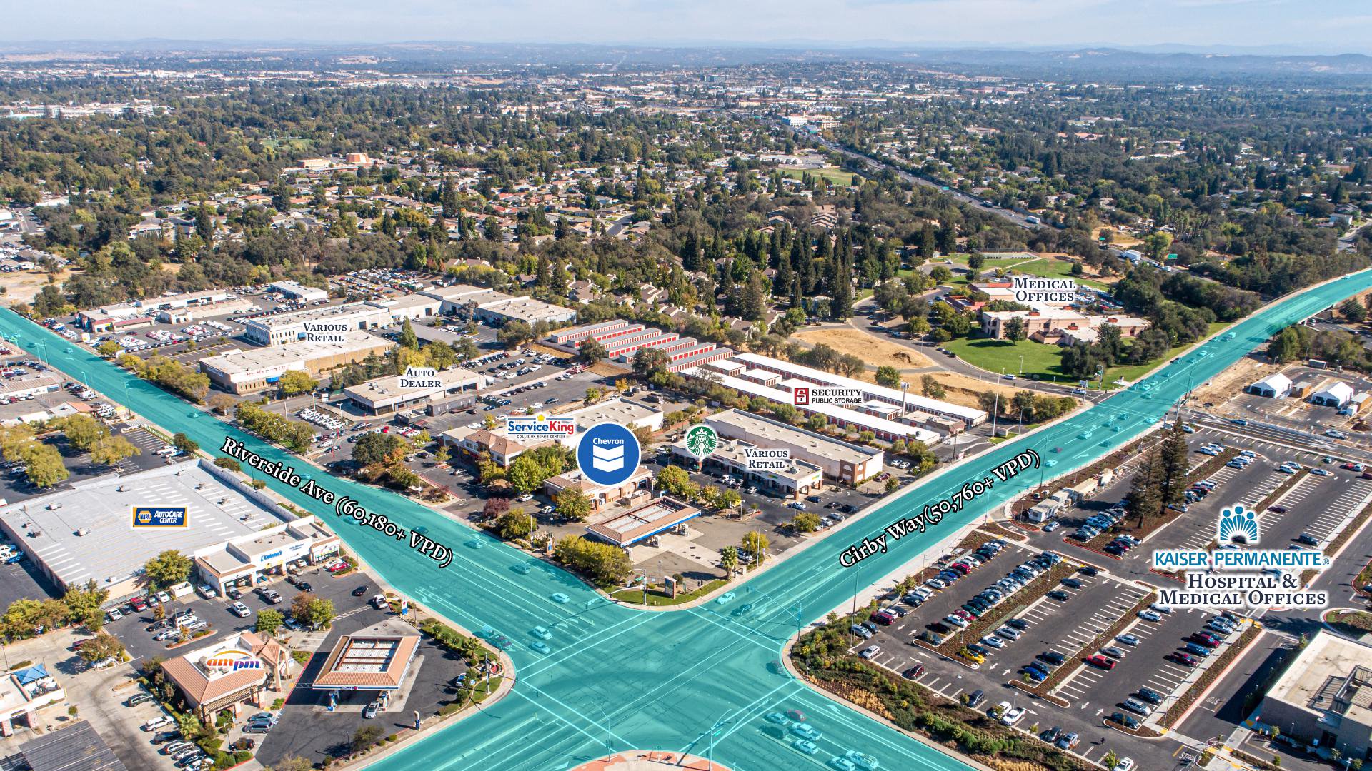 Chevron CStore & Gas w/ Car Wash Sacramento MSA Located in Busiest
