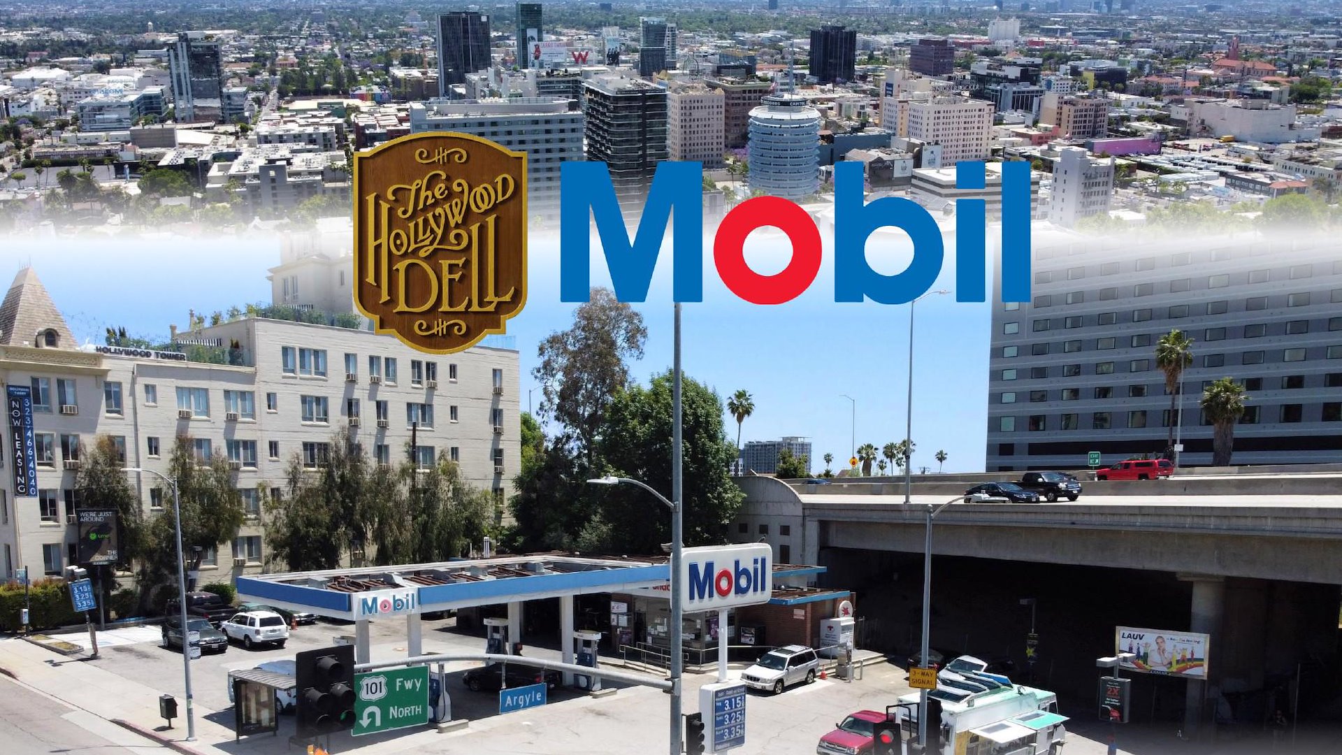 Mobil Gas Station/Los Angeles, California