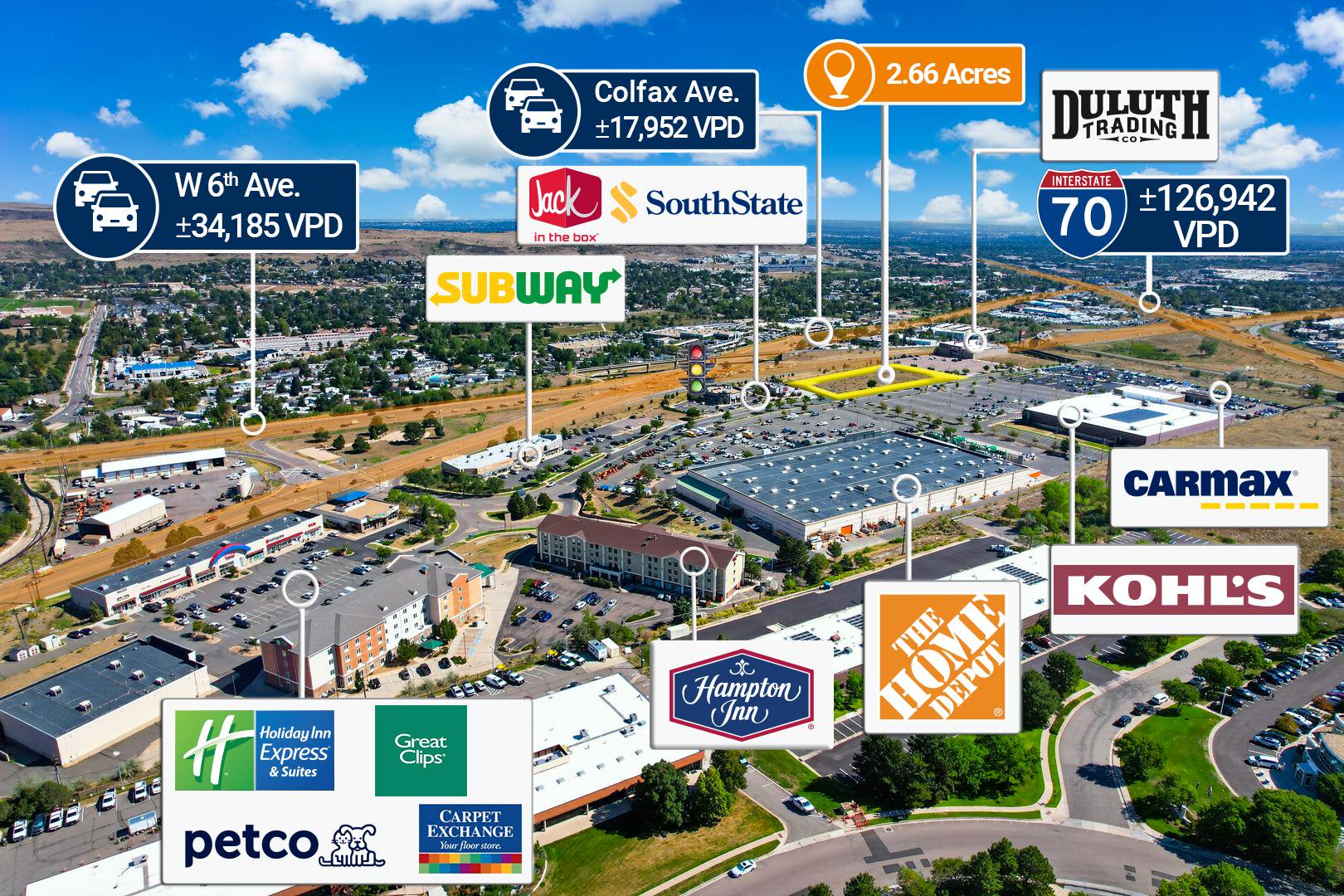 $1 Auction – 2.66-Acre Home Depot & Kohl’s Outparcel… — Sale in Golden, CO, photo 4 of 6