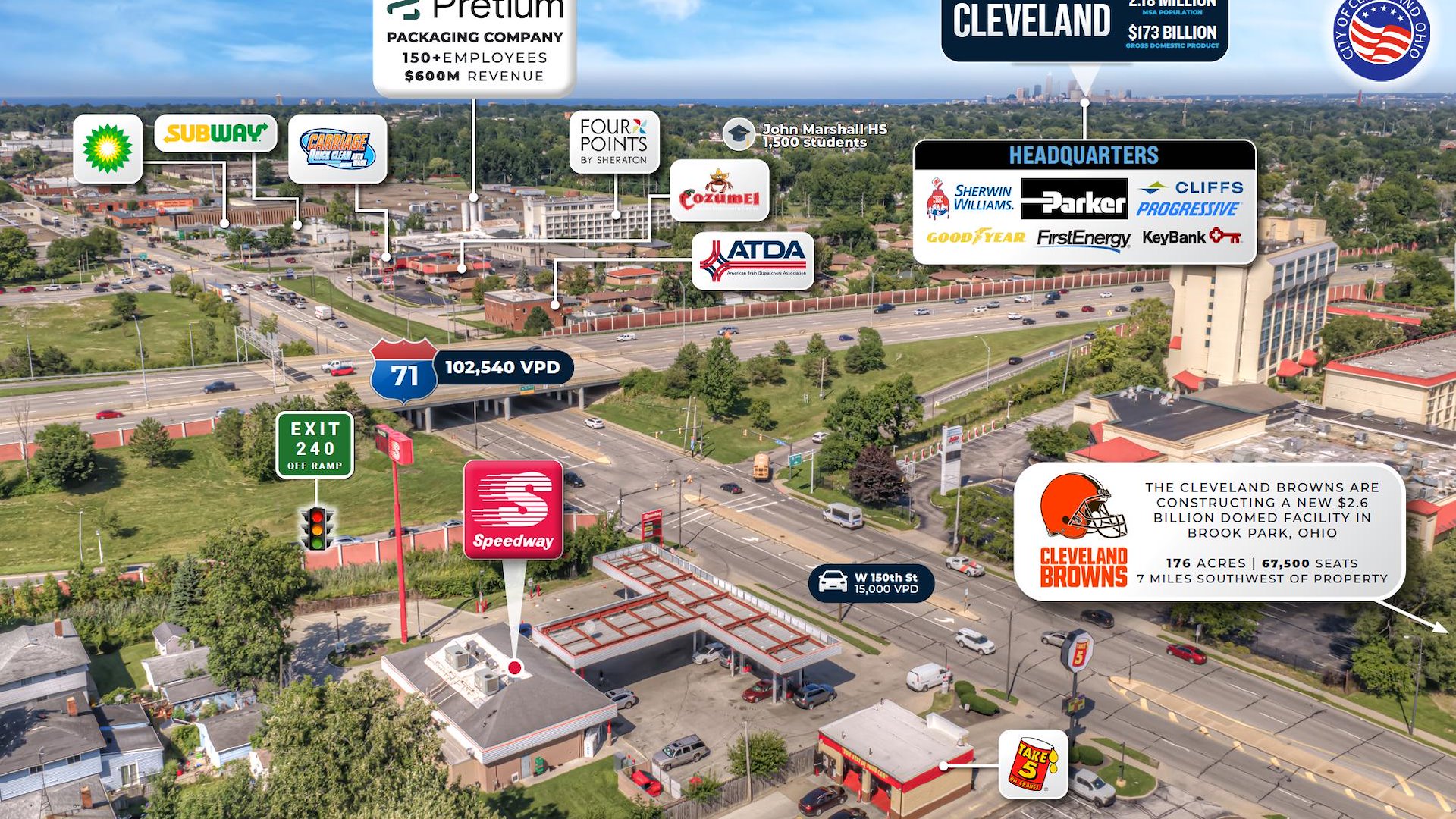Speedway (7-Eleven Guaranty) | New 15-Year Lease — Sale in Cleveland, OH, photo 4 of 4