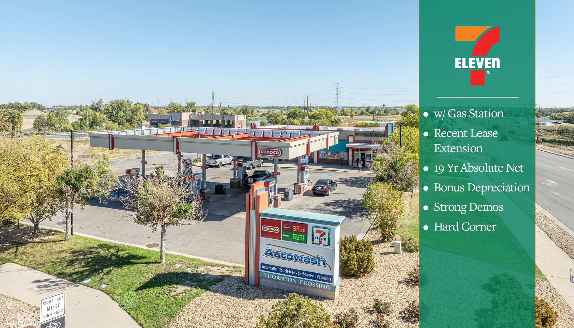 7-Eleven w/ Gas | Denver MSA | Recent Lease Extension… — Sale in Thornton (Denver Msa), CO, photo 1 of 8