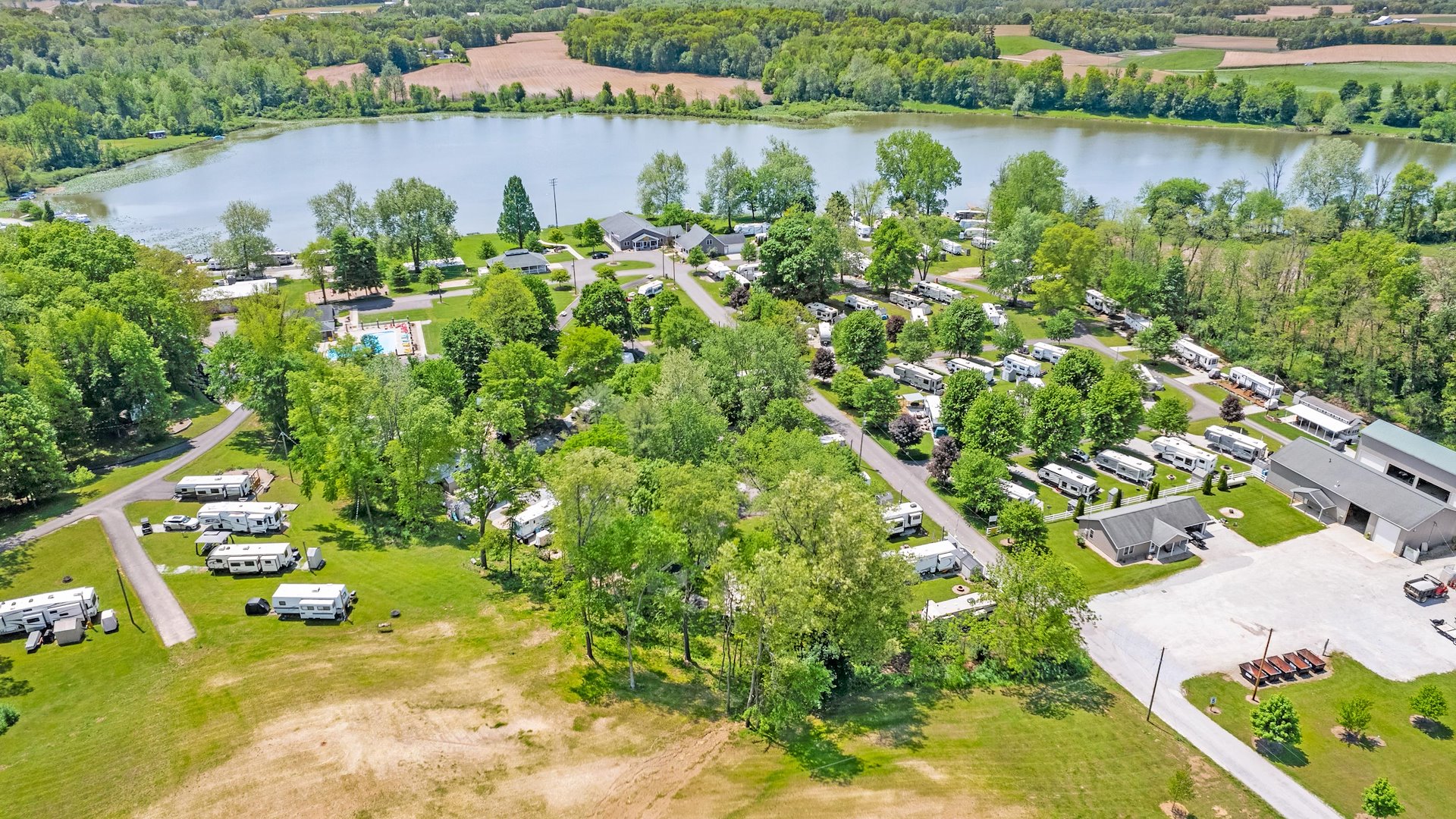 Long Lake Park Campground/Lakeville, Ohio