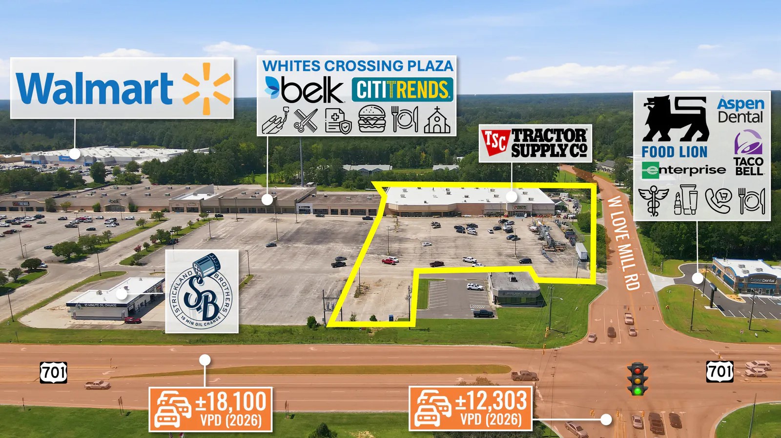 Auction - REIT Sale | Tractor Supply + Former Big… — Sale in Whiteville, NC, photo 2 of 6