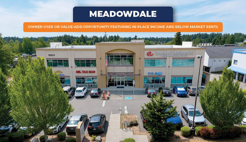 Meadowdale | In-Place Income | Below Market Rents - retail for sale in lynnwood, WA