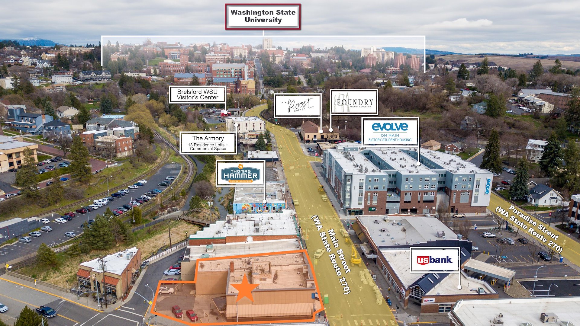 Downtown Pullman Commercial Building/Pullman, Washington